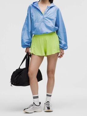 lululemon athletica scuba cropped anorak POOL size 6